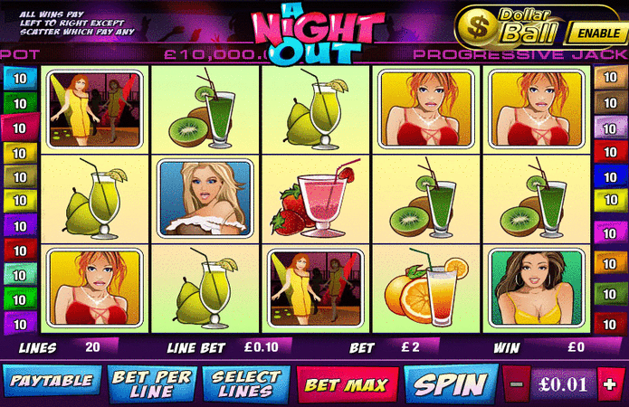 The A Night Out slot game