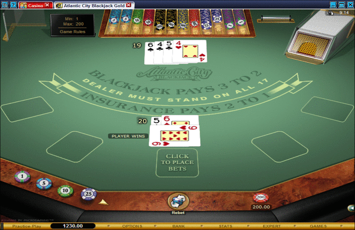 Atlantic City Gold Series Blackjack