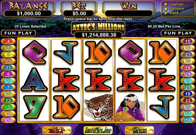 Aztec's Millions Slot Machine