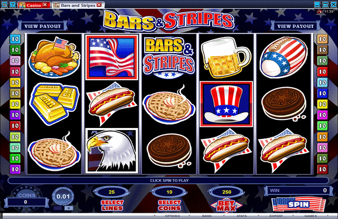 Bars and Stripes Slot Machine