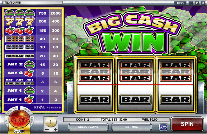 Big Cash Win Slot