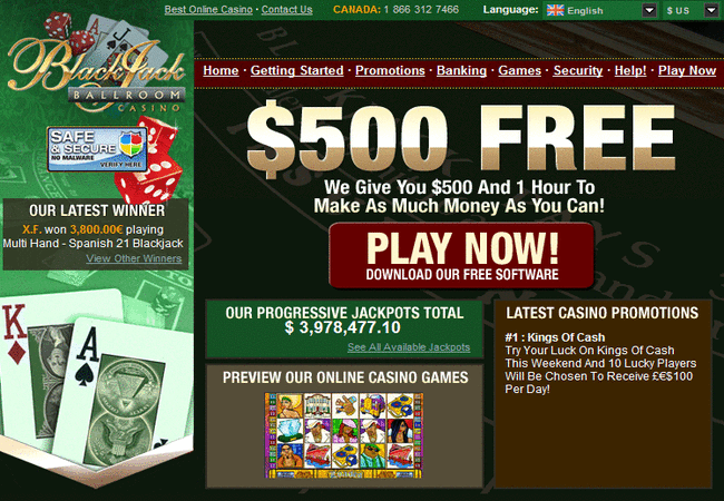 Blackjack Ballroom Casino