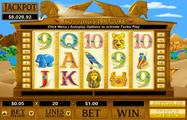 Boy Kings Treasure Slot Games