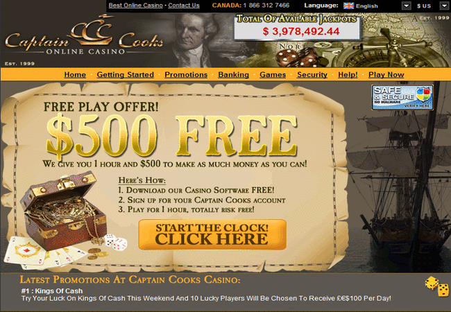 Captain Cooks Casino