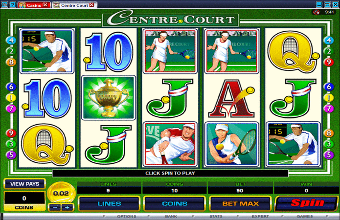 Centre Court Slot Machine