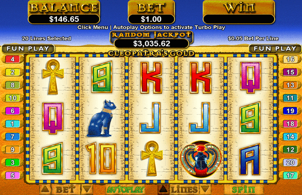 Sands of Gold's Gold Slot Game