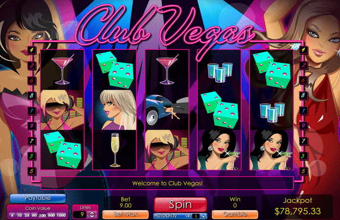 Club Vegas Slot Game