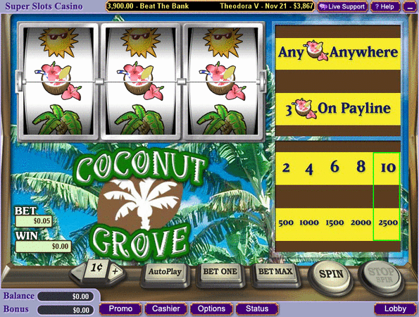 Coconut Grove Slot Machine