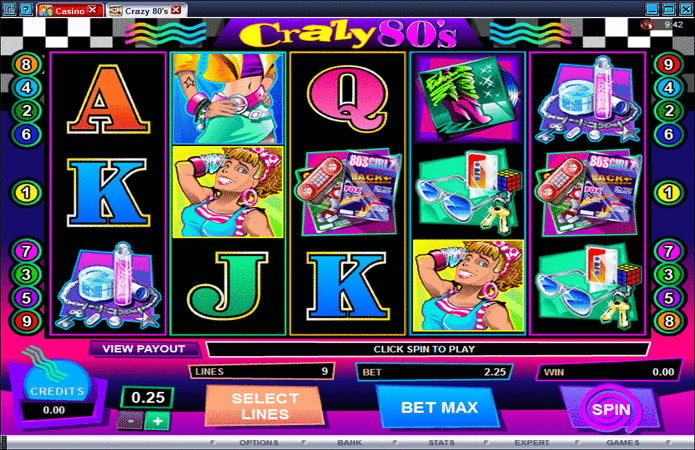 Crazy 80s Slot Machine