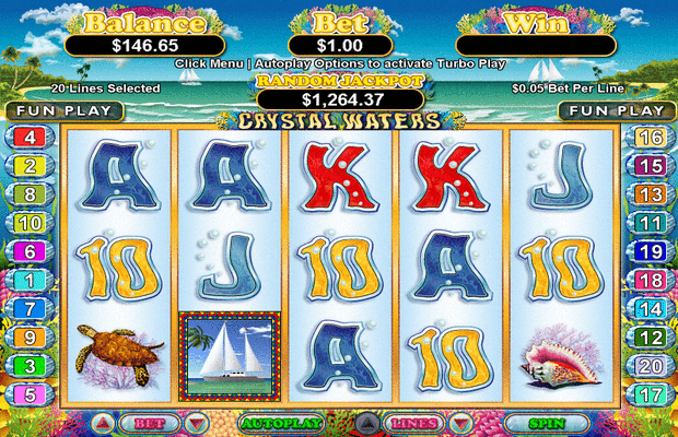 Crystal Waters Slot Games