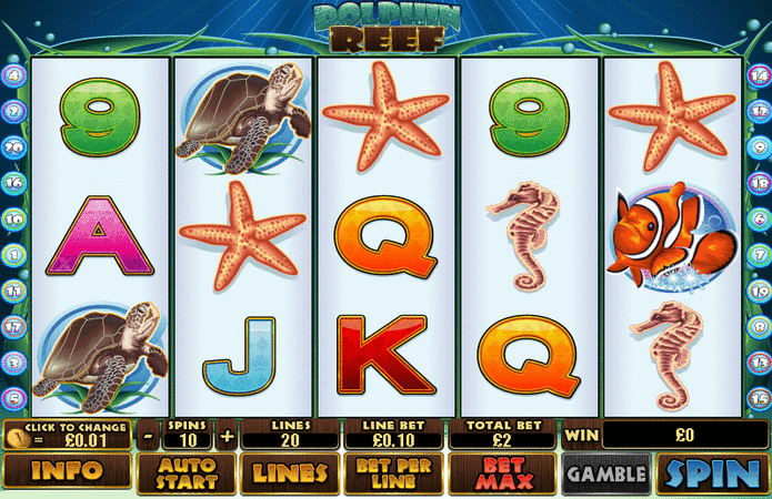 The Dolphin Reef slot game
