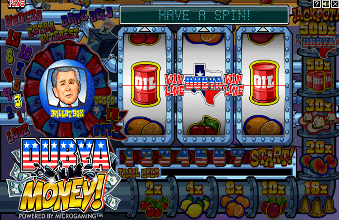 Dubya Money Fruit Machine