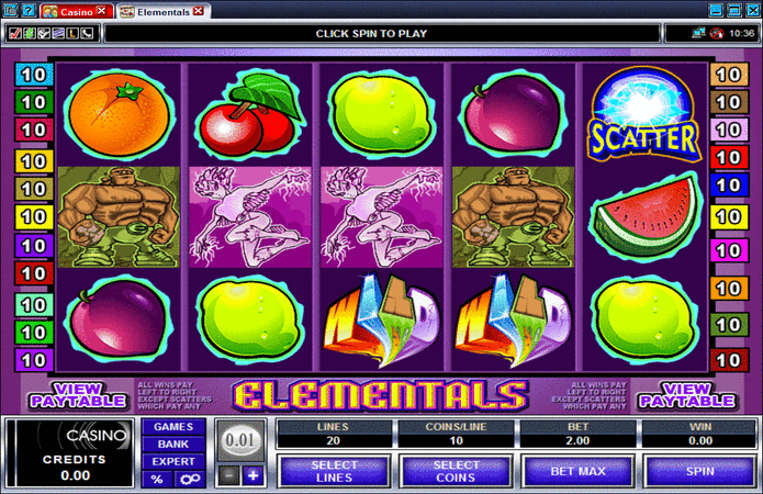 Elementals Slot Machine
