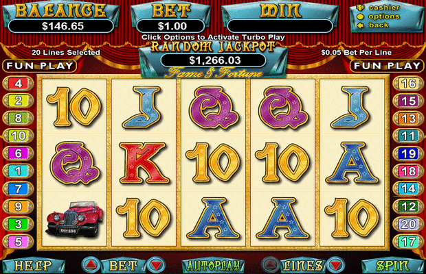 Fame and Fortune Slot Games