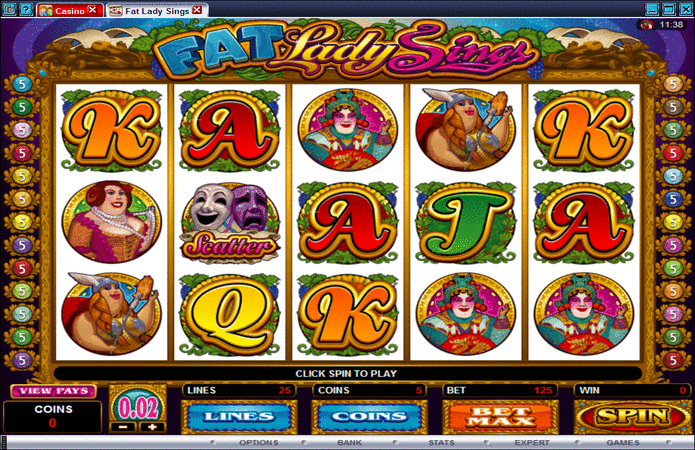 Fat Lady Sings Slot Machine