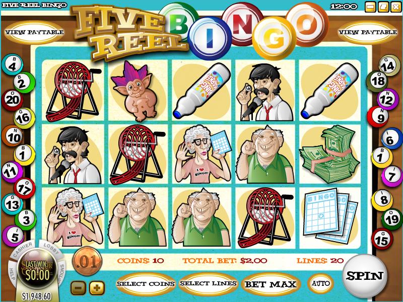 Five Reel Bingo Slot