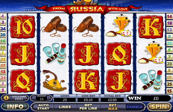The From Russia With Love slot game