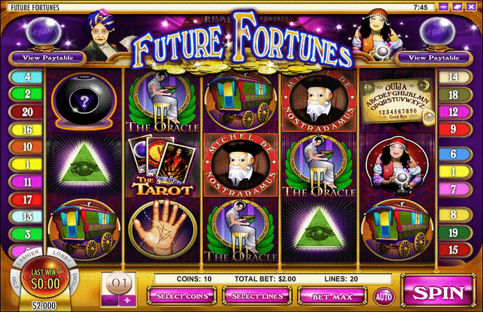 Future Fortunes Slot Machine
