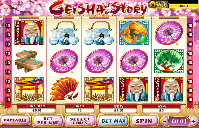 The Geisha Story slot game