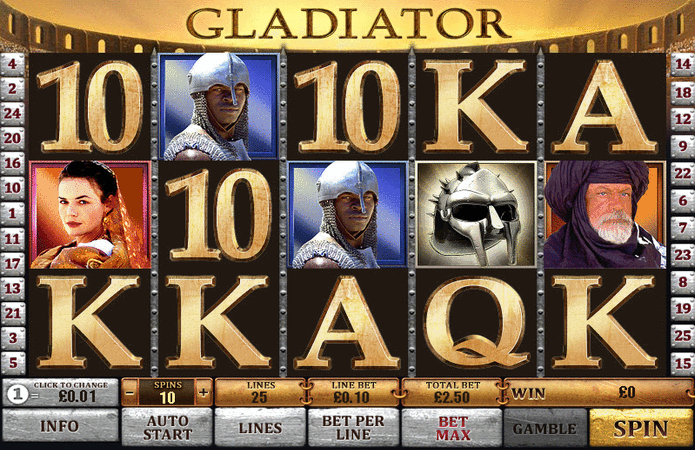 The Gladiator slot game