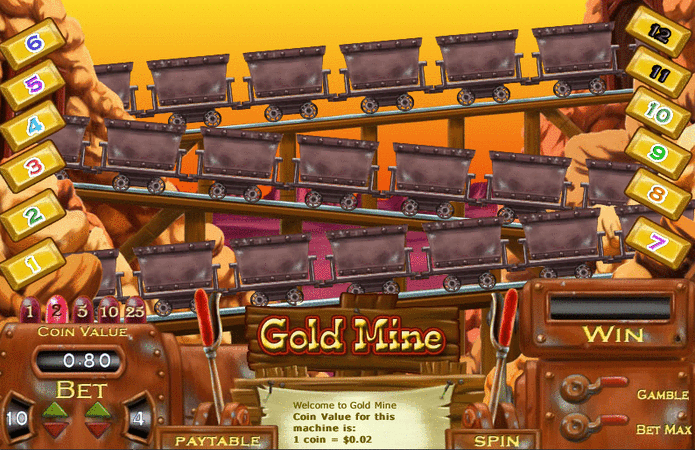 Gold Mine 500 Slot Game