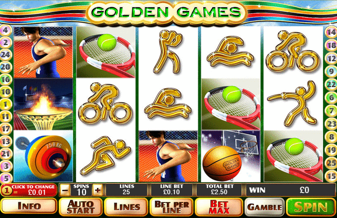 The Golden Games slot game