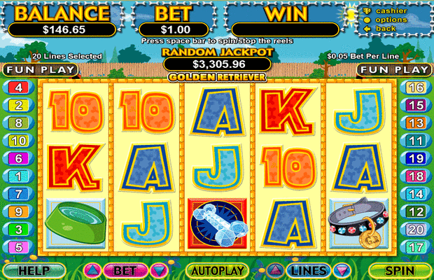 Golden Retriever Slot Games