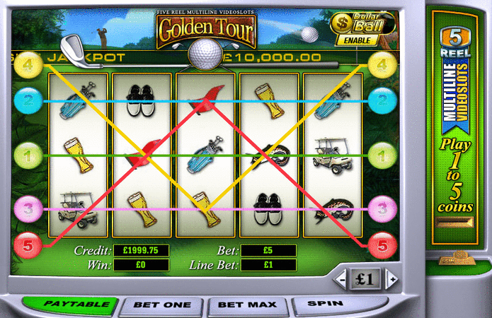 The Golden Tour slot game