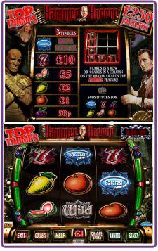 The Hammer Horror Top Trumps Fruit Machine