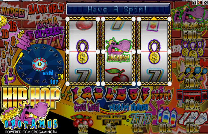 Hip Hop Opotamus Fruit Machine