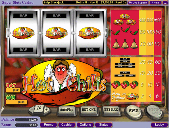 Hot Chilis Slot Game
