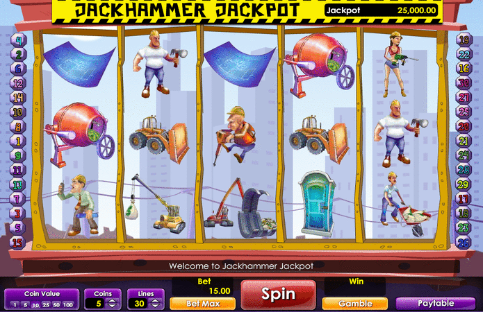 Jackhammer Jackpot Slot Game