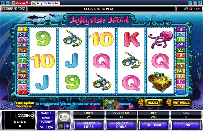 Jellyfish Jaunt Slot Machine