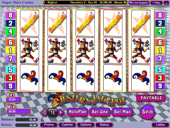 Jesters Jackpot Slot Machine