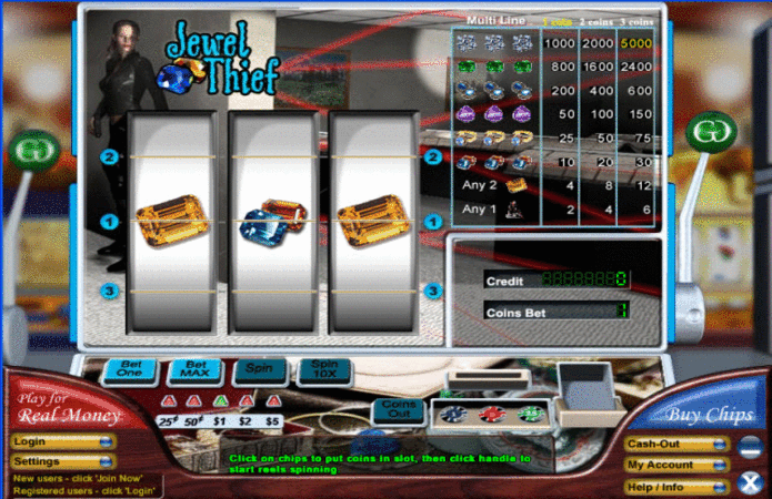 Jewel Thief Slot Game