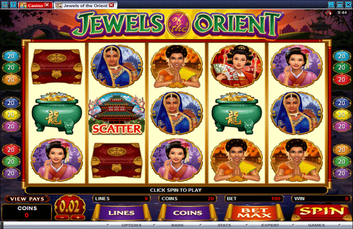 Jewels Of the Orient Slot Machine