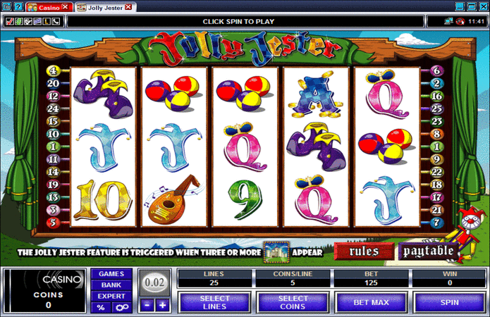 Jolly Jester Slot Machine