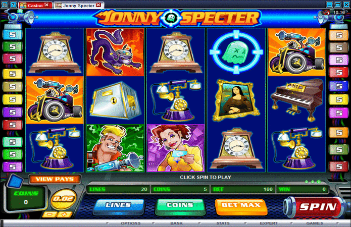 Jonny Specter Slot Games