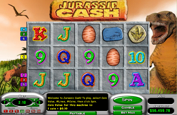 Jurassic Cash Slot Game