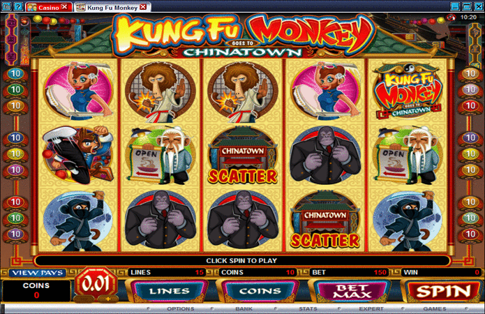 Kung Fu Monkey Slot Machine