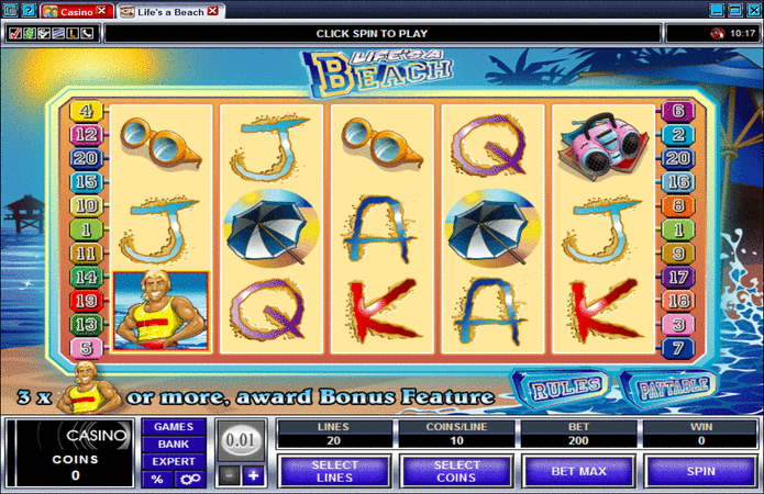 Life's A Beach Slot Machine