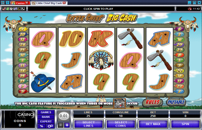 Little Chief Big Cash Slot Machine