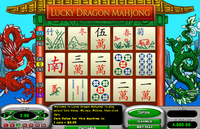 Lucky Dragon Mahjong Slot Game