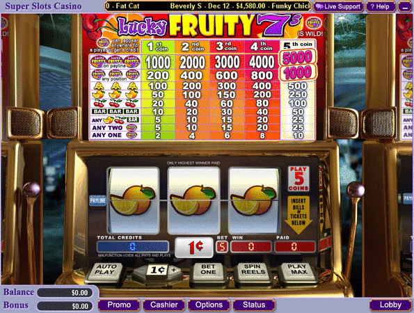 Lucky Fruity 7's Slot Game