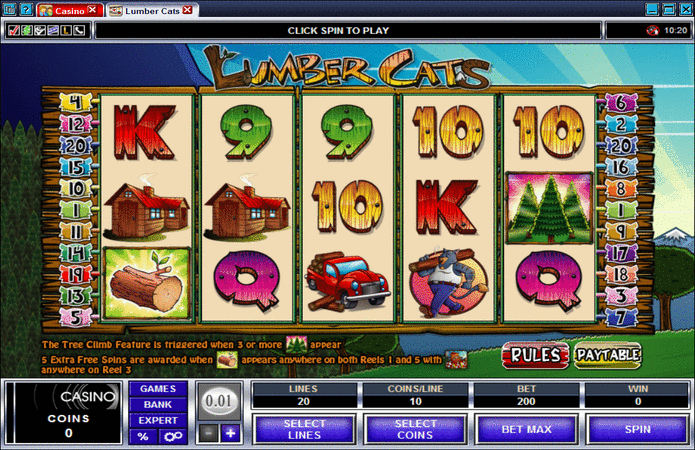Lumber Cats Slot Machine
