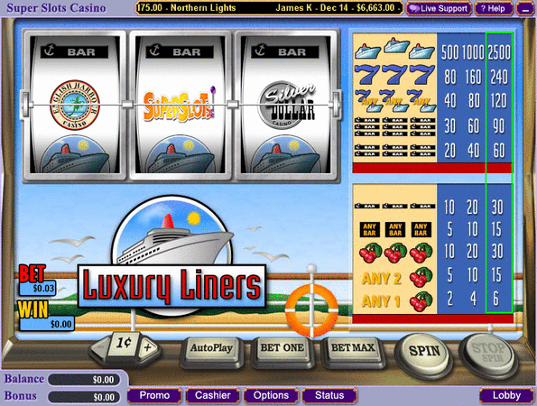 Luxury Liners Slot Game