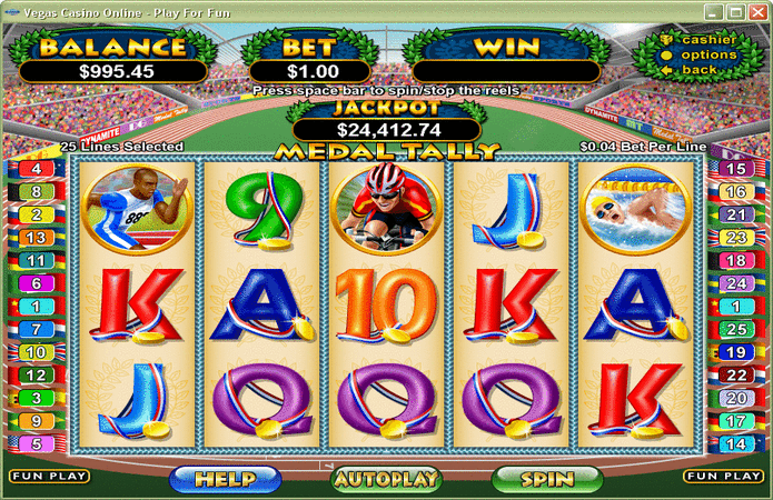  Medal Tally slot game