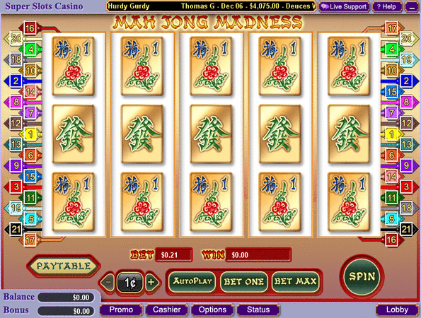Mah Jong Madness Slot