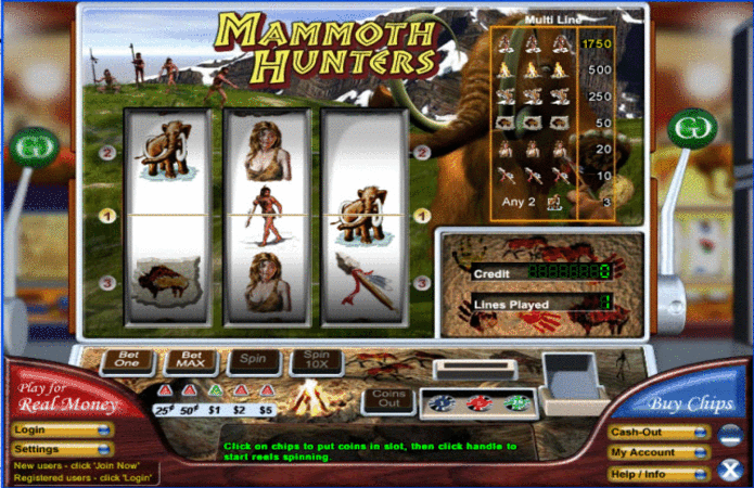 Mammoth Hunters Slot Game