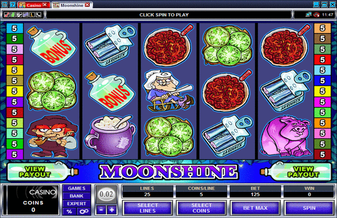 Moonshine Slot Machine